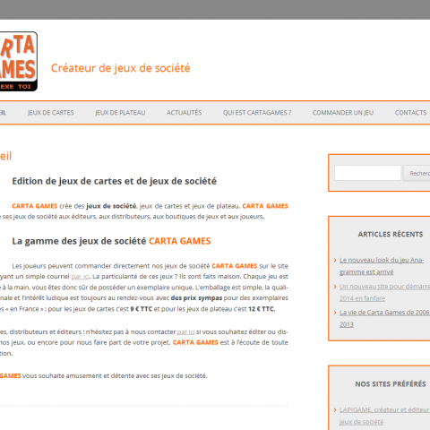 Site Carta Games