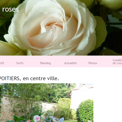 Site Gite Jardin des Roses